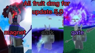 All fruit damage king legacy [upl. by Aitnahs]