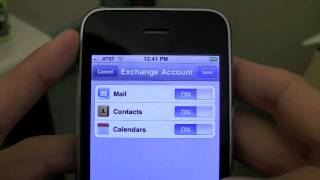 iPhone Zimbra Setup [upl. by Nylde101]