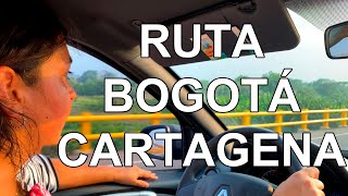 🇨🇴 Ruta BOGOTÁ a CARTAGENA  precios peajes tips y todo lo que debes saber 20 horas en Carro [upl. by Azilef]