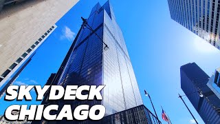 Skydeck Experience Willis Tower  Chicago IL [upl. by Hughes135]