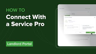 How to connect with a Service Pro Landlord  Rent Collection App [upl. by Josephine271]