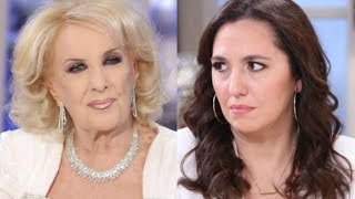 Tenso debate entre Mirtha Legrand y Narda Lepes por la despenalización del aborto [upl. by Mcallister]