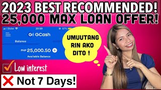 2023 ONE OF MY BEST RECOMMENDED LOAN APP ❌ Not 7 days loan term Pwede ang INSTALLMENT [upl. by Elvina]