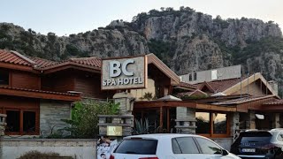 BC Spa Hotel Dalyan Turkey walk through at night [upl. by Oigolue512]