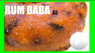 RUM BABA WORLDS BEST RUM BABA AU RHUM CAKE VIDEO RECPIE [upl. by Hughmanick]