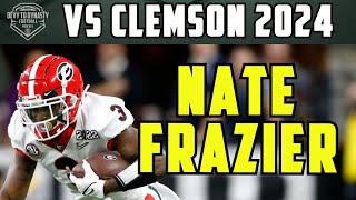 Nate Frazier Highlights amp EXPLODES vs Clemson [upl. by Eeralih]