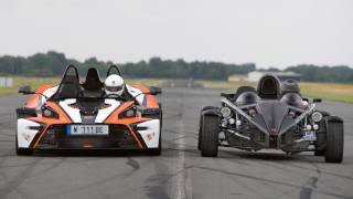 KTM XBow R VS Ariel Atom 300 accélération Motorsport [upl. by Aneele]