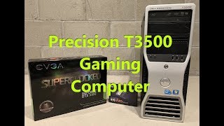 Precision T3500 Gaming Computer GTX 1080 and NVME2 Install [upl. by Esahc]