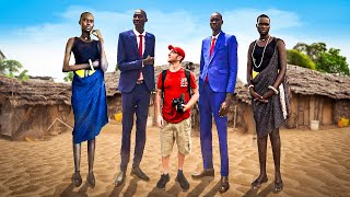 TALLEST HUMANS ON EARTH South Sudan  75 FEET [upl. by Lynden974]