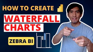 WATERFALL CHART in Power BI with ZEBRA BI📊 [upl. by Monafo]
