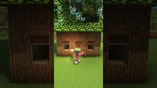 Minecraft Tree House🏠 shorts [upl. by Relluf310]