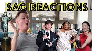 SAG Awards 2024 Reactions  What does this mean for the Oscars Lets Discuss [upl. by Ahsaek]