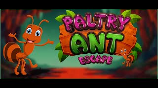 G4K Paltry Ant Escape Game Walkthrough [upl. by Atnauq]