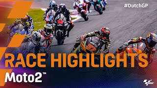 Moto2™ Race Highlights  2021 DutchGP [upl. by Aerbua33]