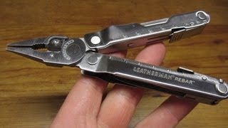 Leatherman Rebar MultiTool Review [upl. by Esiuol873]