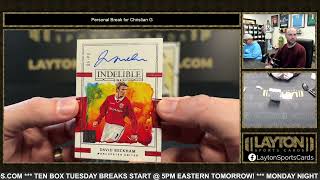 2223 Impeccable Soccer FOTL 2 Box Break for Christian G [upl. by Oinotnaesoj]