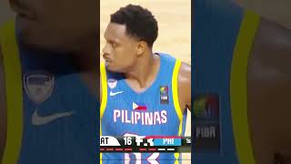 Justin Brownlee is a MONSTER in Gilas vs Latvia [upl. by Annehs]