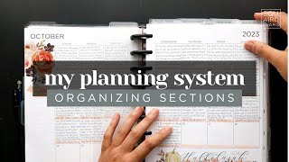 MY PLANNER SYSTEM  HOW TO ORGANIZE YOUR PLANNER SECTIONS FOR MAXIMUM PRODUCTIVITY amp EFFICIENCY [upl. by Anaihk]