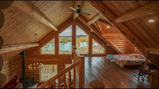 1940 Sq Ft Log Cabin Yellowstone Log Chalet [upl. by Gaskill]