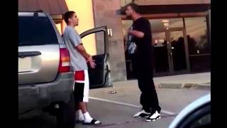 Good Samaritan confronts abusive Boyfriend Tell him quotLet her Go or were fighting [upl. by Ttebroc966]