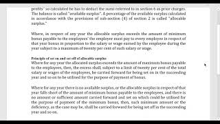 Q4 Distinguish between ‘allocable surplus’ and ‘available surplus [upl. by Assenad470]