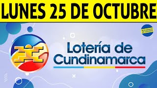 Resultados Lotería de CUNDINAMARCA Lunes 25 de Octubre de 2021  PREMIO MAYOR 😱💰🚨 [upl. by Yulma]