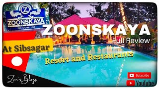 Zoonskaya  Best RESORT in Sibsagar district  Resort amp Restaurant  Full Detail video Review [upl. by Eevets756]