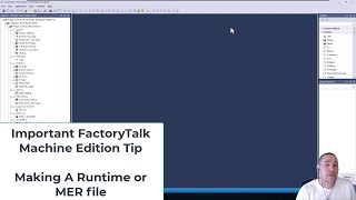 Important FactoryTalk Machine Edition Tip for Making Runtime Files or MER files [upl. by Inanuah]