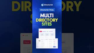 Directorist FAQs MultiDirectory Sites directorist [upl. by Baryram541]