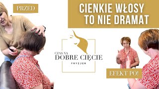 Cienkie włosy to nie dramat  Spektakularna Metamorfoza [upl. by Deidre841]