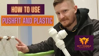 How To Use Push Fit Plumbing Fittings  Plumbing with Plastic Pipe [upl. by Aemat]