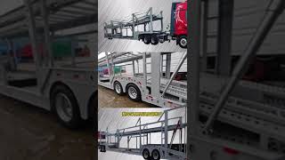 extendable step deck trailer40ft Skeleton Trailer [upl. by Israel849]