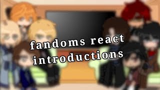 Fandoms React Introduction Video  GCRV  Fandoms  Theseus8349 [upl. by Retsevlis874]