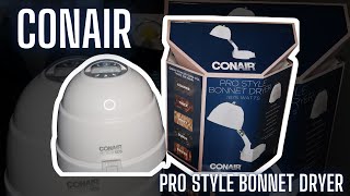 CONAIR Pro Style Bonnet Dryer  Dryer for Locs  DIY Locs Dryer [upl. by Enihpad307]