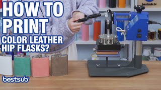 How to Print Color Leather Hip Flasks [upl. by Anires9]