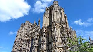 A Walk Around Wells Cathedral Somerset UK 22 May 2022 [upl. by Aitat]