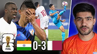 India 01 Qatar  FIFA World Cup 2022 amp AFC Asian Cup 2023 Joint Qualifiers  Match Highlights [upl. by Rowley938]