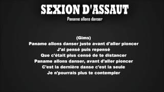 Paroles Sexion dassaut Paname allons danser [upl. by Neidhardt]