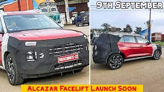 Hyundai Alcazar Facelift Launch Date Confirmed  Updated Looks 🔥  Premium Features  7 Seater [upl. by Vogel452]