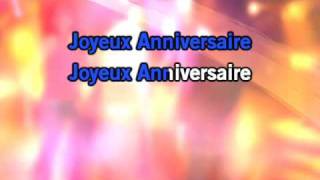 Karaoke Joyeux Anniversaire [upl. by Drofkcor]