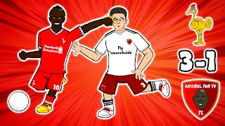 🤔MANE RED🤔 Liverpool vs Arsenal 31 2020 Parody Goals Highlights Jota Lacazette miss [upl. by Ihculo]