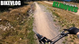 TRAILPARK KLINOVEC  durchwachsener Tag  Bikevlog  Eggi [upl. by Ybbor]