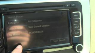 How to use your Volkswagens navigation system [upl. by Mcclees]