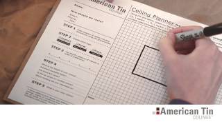 Measuring for Drywall amp Popcorn Tin Ceiling Tiles 23 [upl. by Sew]