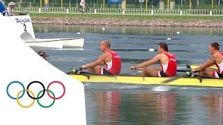 Canada win Mens Eight Olympic gold  Beijing 2008 [upl. by Nerual]