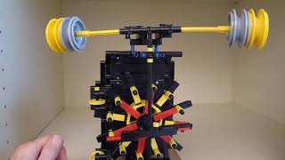 Lego Verge and Foliot Clock Escapement Transformer [upl. by Hanfurd]