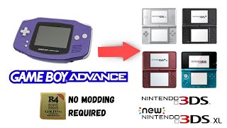 How to Play GAMEBOY ADVANCE GBA ROMs Games on 3DS2DSDSiDSL Tutorial R4Flash MethodNO Timebomb [upl. by Kimmy]