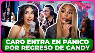 CARO ENTRA EN PÁNICO POR REGRESO DE CANDY FLOW A SIN FILTRO RADIO SHOW [upl. by Lehcin49]