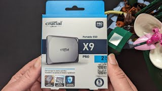 Crucial X9 Pro 2TB Portable SSD  Unboxing [upl. by Analeh]