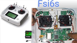 Drone Radio transmitter  Remote sticks not working  fsi6s Transmitter open kaise kare [upl. by Ardeahp378]